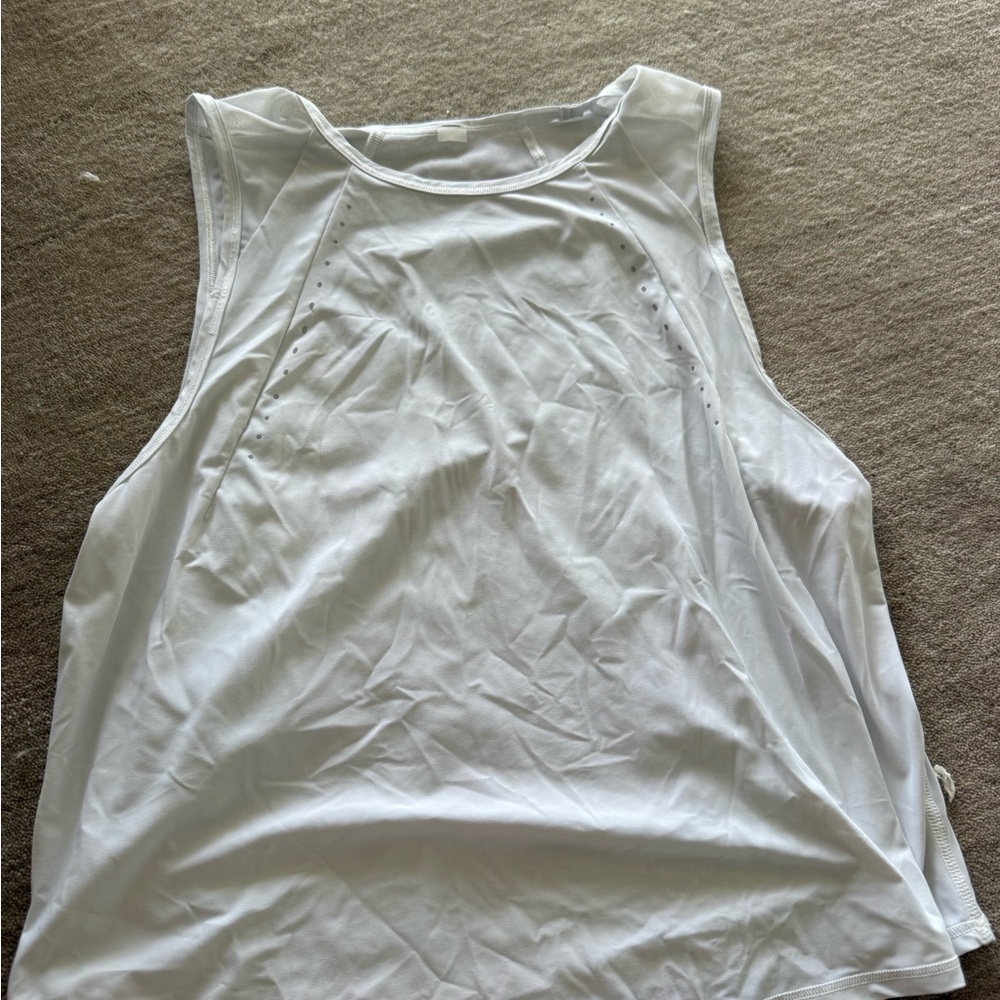 lululemon athletica White Sleeveless Performance Tank